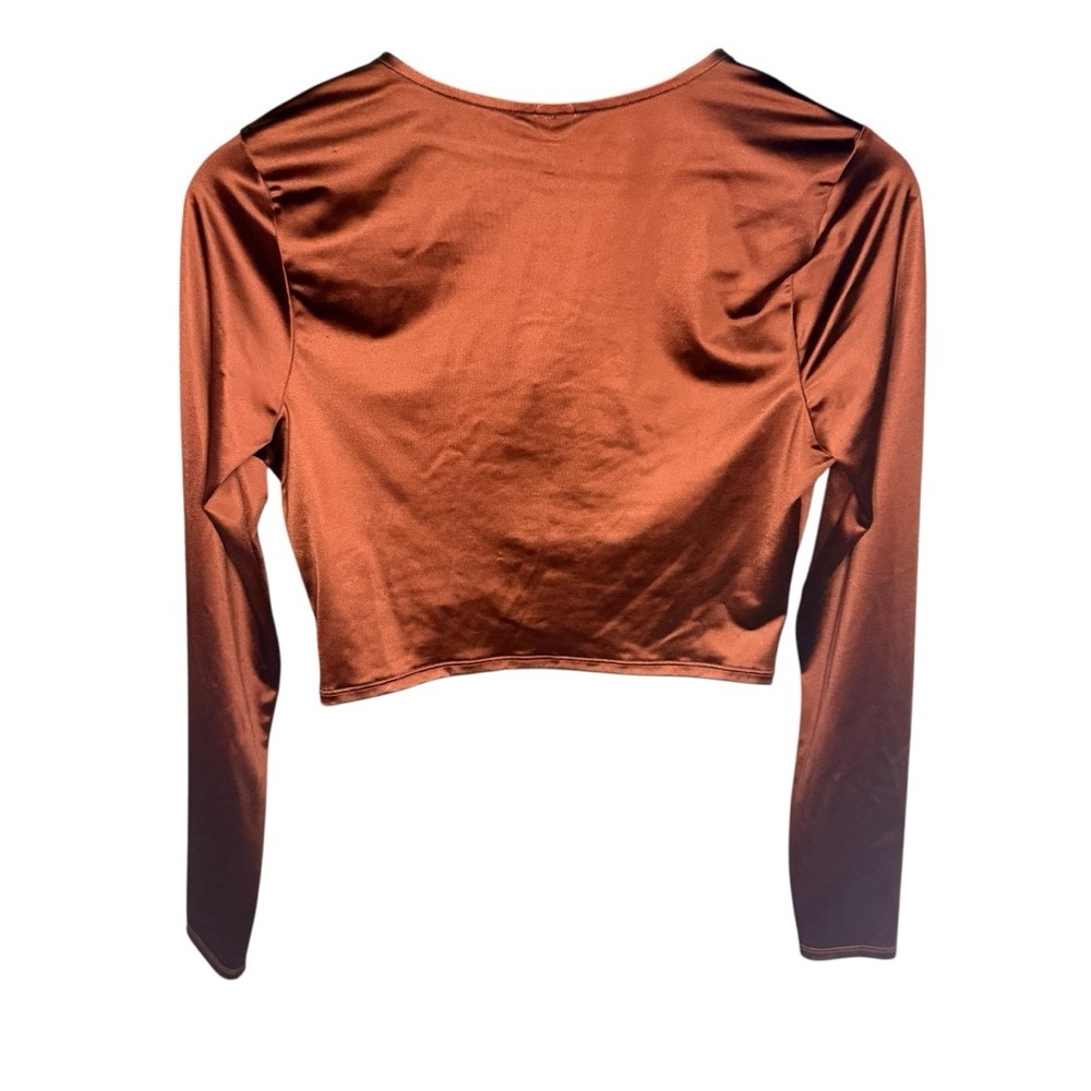 NWT Small Calia Ruched Adjustable Sun Rashguard Long Sleeve Protection Crop Top - Picture 12 of 14